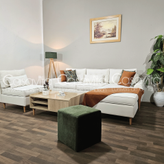 Salon d'angle Modulable | STYLE SCANDINAVE  NERIO