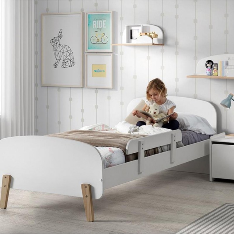 Lit enfant avec barrières Style Scandinave - Kiddy