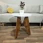 Lama Table d'appoint ronde style scandinave – Élégance minimaliste et fonctionnelle